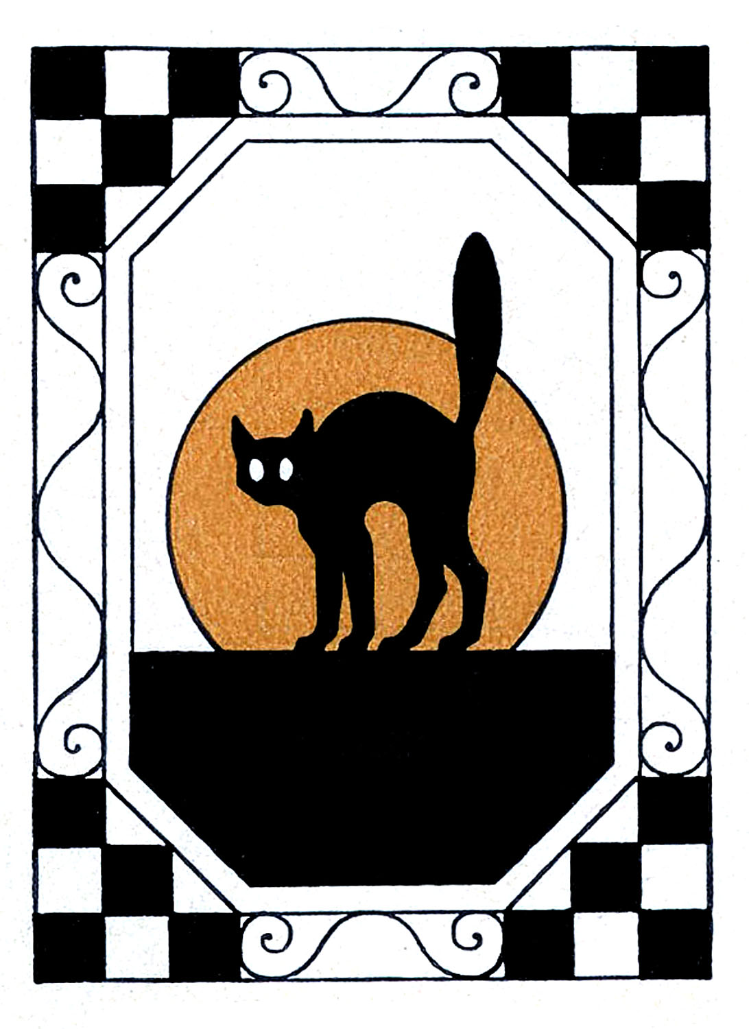 black cat Moon cat clipart explore pictures jpg 2