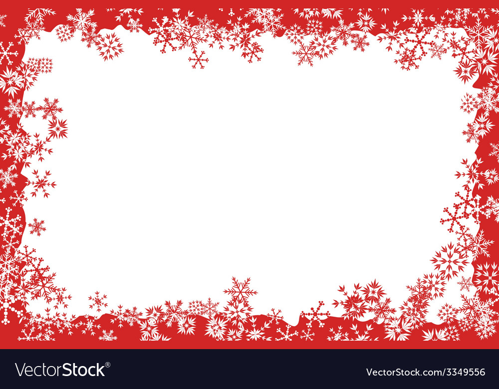 Christmas border free vector image vectorstock jpg