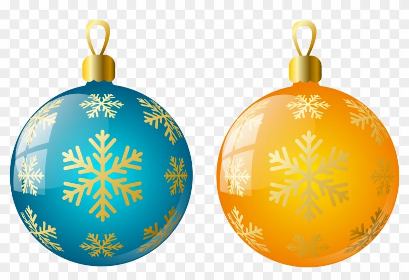 Christmas ornaments clipart yellow free png