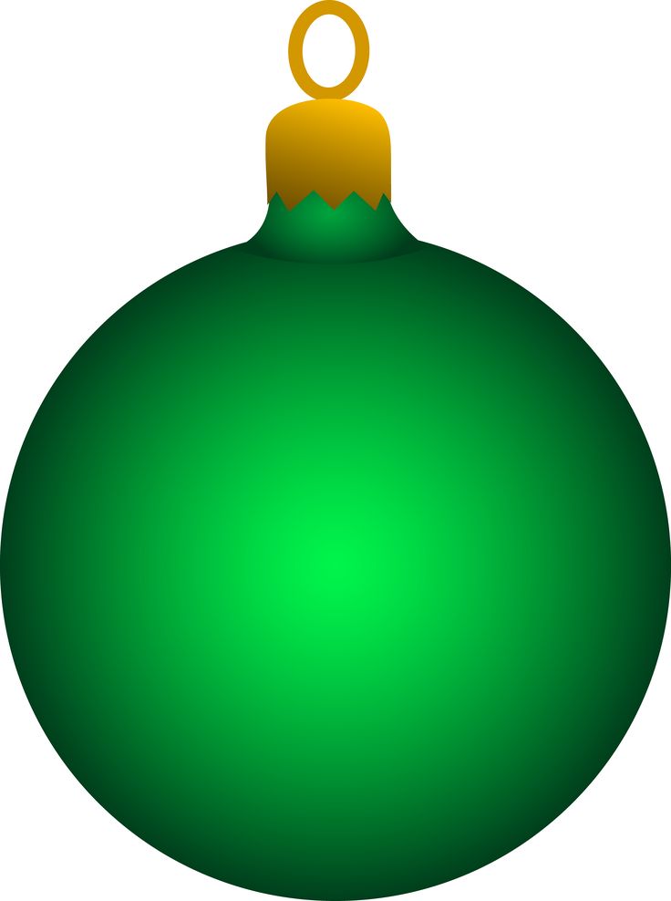 Green christmas ornament clipart festival collections jpg