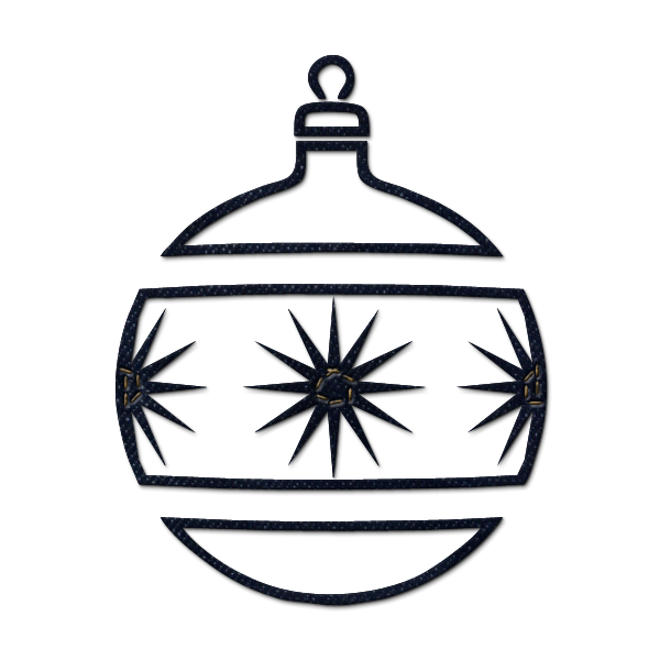 Christmas ornament black and white christmas clip art png