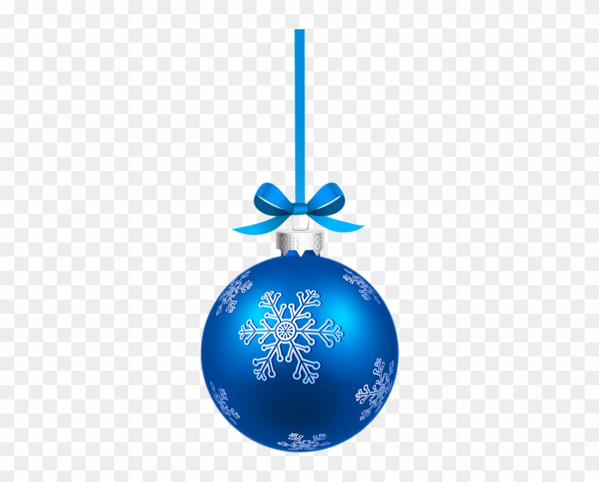 Christmas ornaments clipart snowflake blue ball png