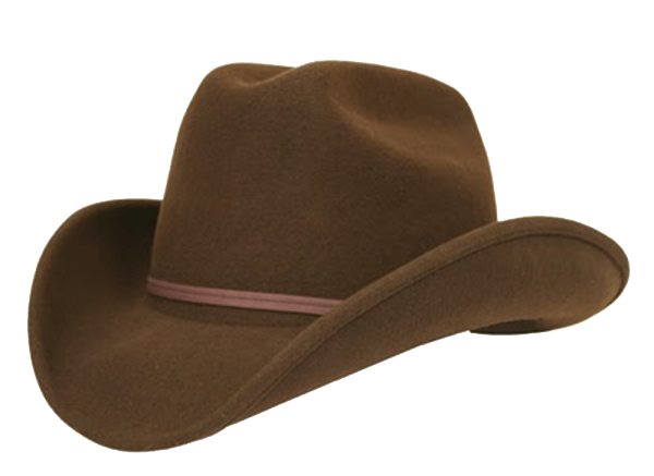 Cowboy hat flet transparent stick png
