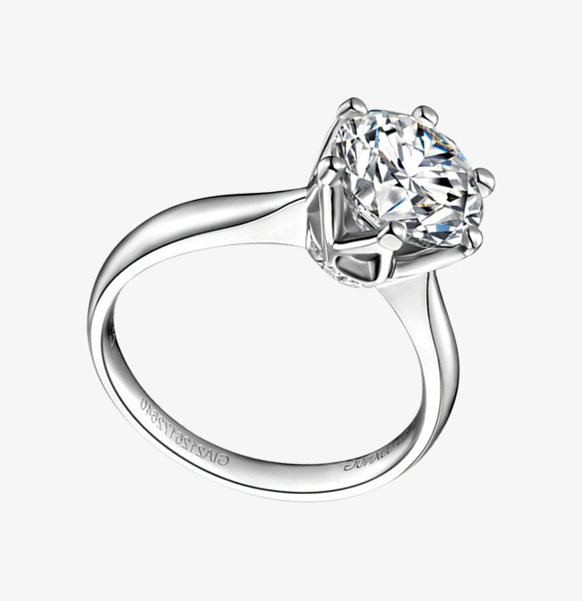 Silver atmosphere diamond ring decorative patterns clipart jpg