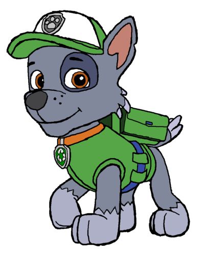 Free cartoons paw patrol collection of rocky clipart jpeg