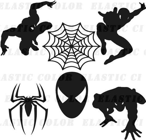 Spiderman clipart silhouette jpg