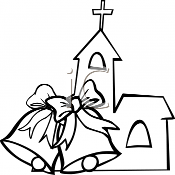 wedding bells coloring pages