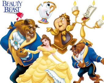 Beauty and the beast clip art clipart collection jpg