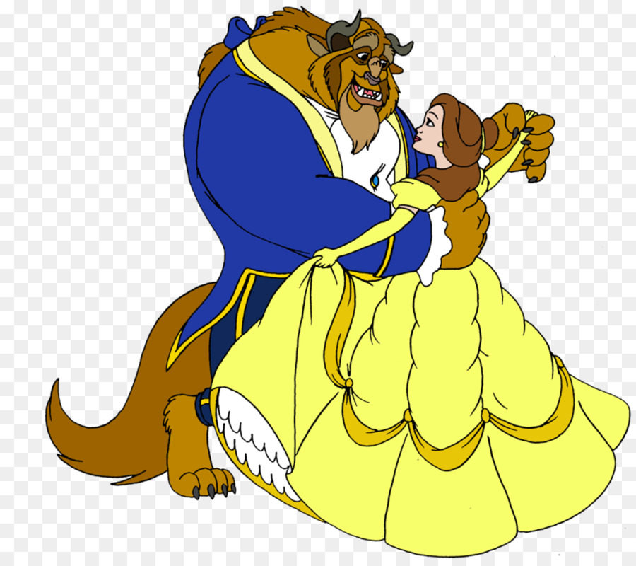 beauty and the beast Belle yellow cartoon transparent image  jpg