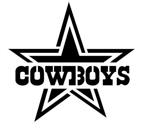 Dallas cowboys clipart black and white graphics illustrations jpg