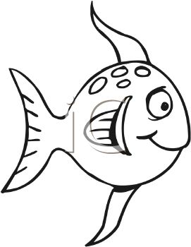 Free Fish Clipart Black and White Pictures - Clipartix