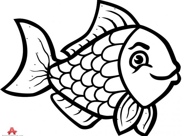 Fish clipart black and white 3 jpg