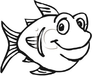 Cute fish clip art black and white free clipart images jpg