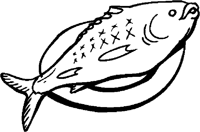 Fish clipart black and white to free jpg