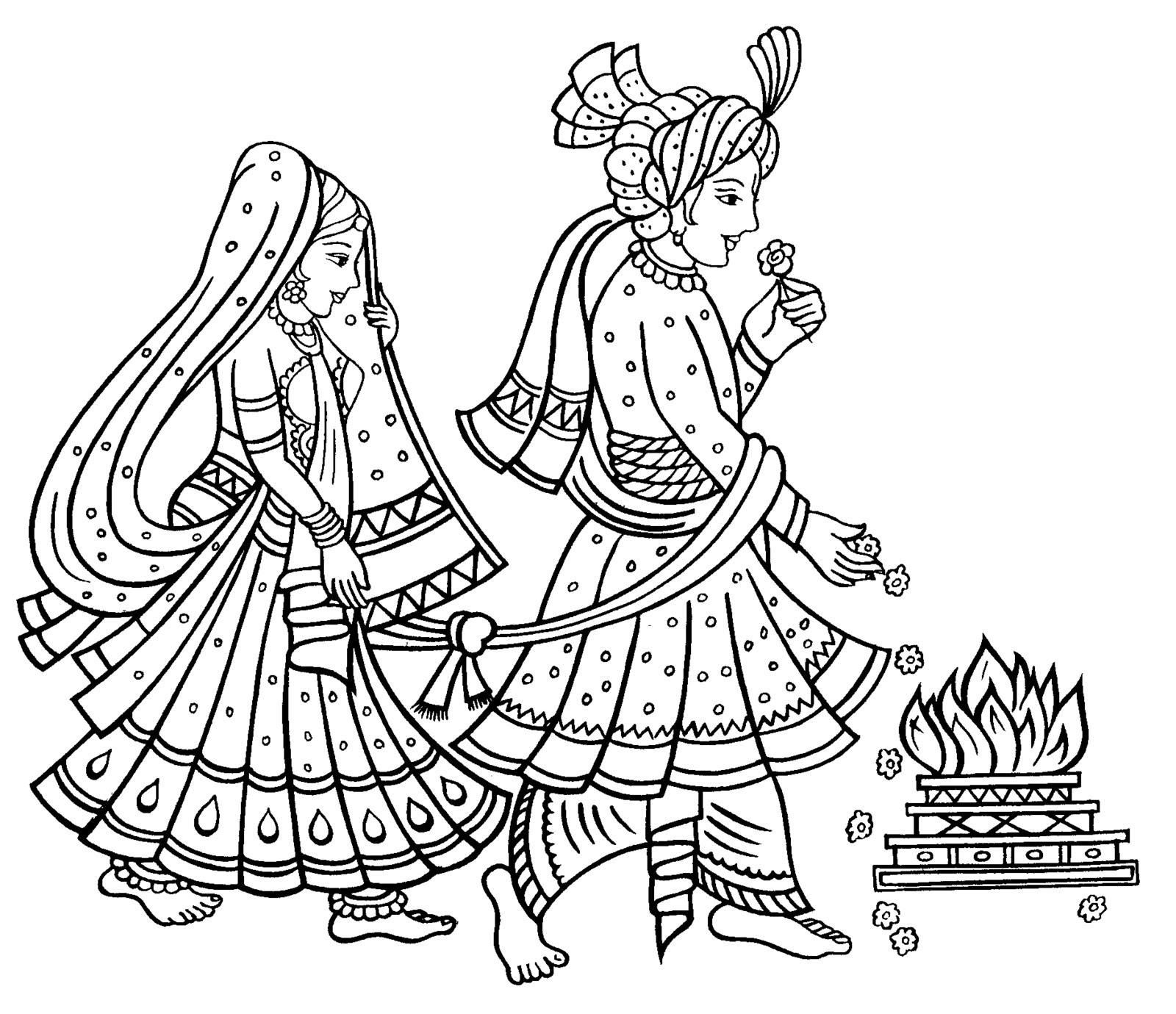 Hindu wedding clipart clipartxtras 0 indian marriage jpeg