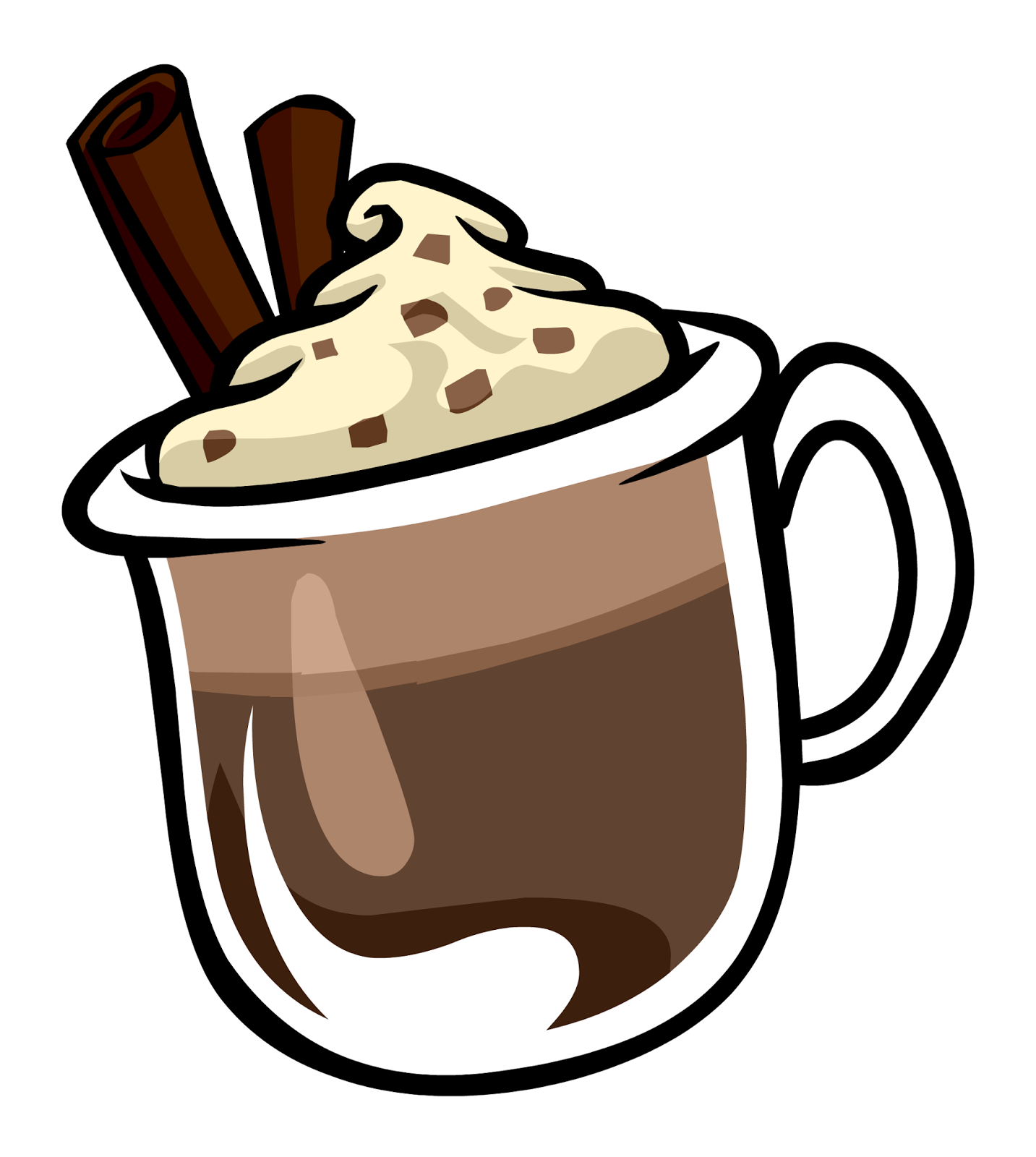 Drinking hot chocolate clipart collection png