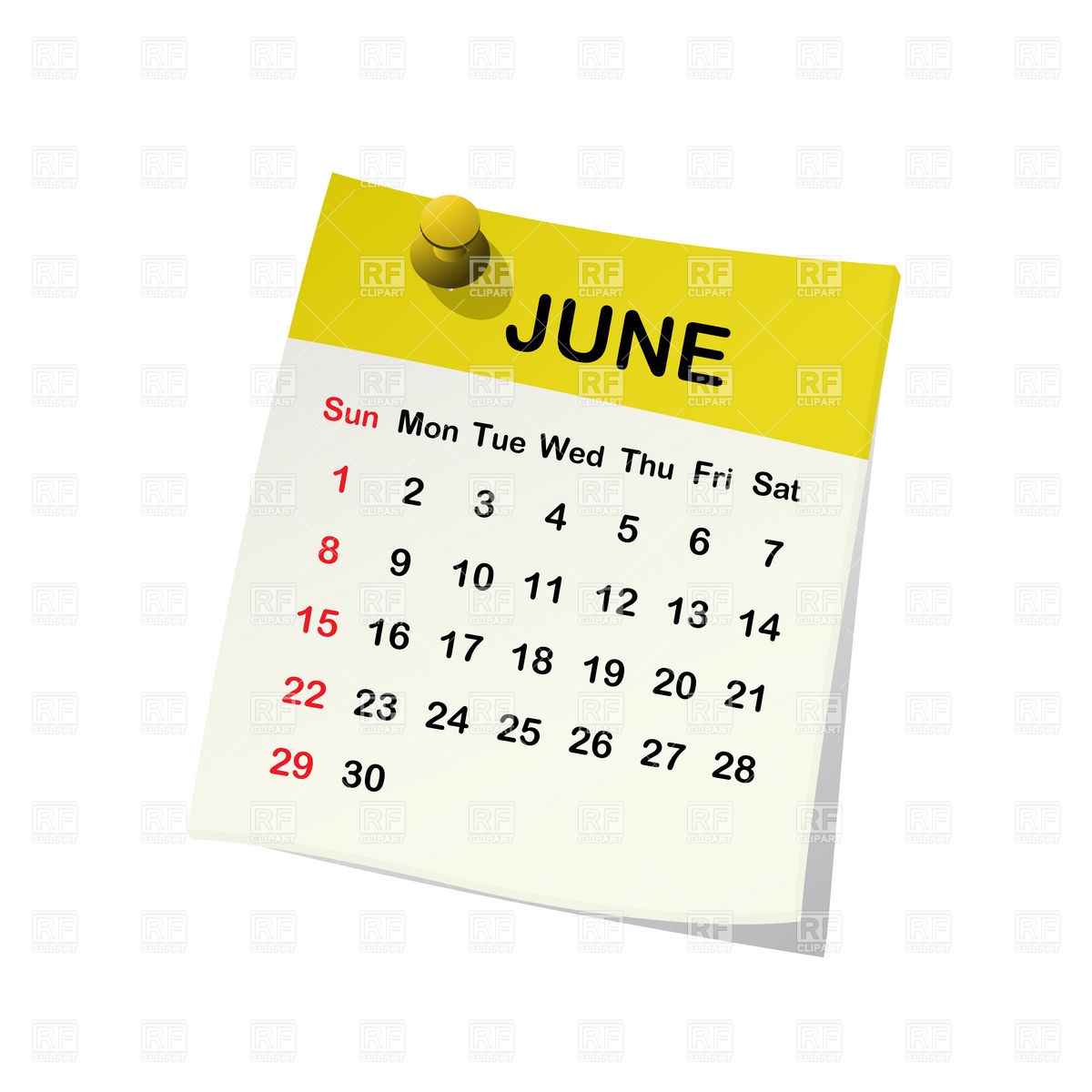 June 6 calendar clipart clipground jpg