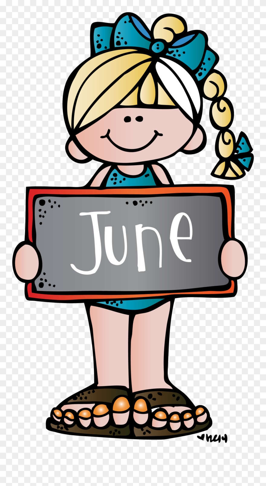 June Calendar Clip Art