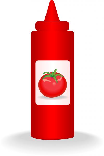 Digital image of ketchup bottle free jpg