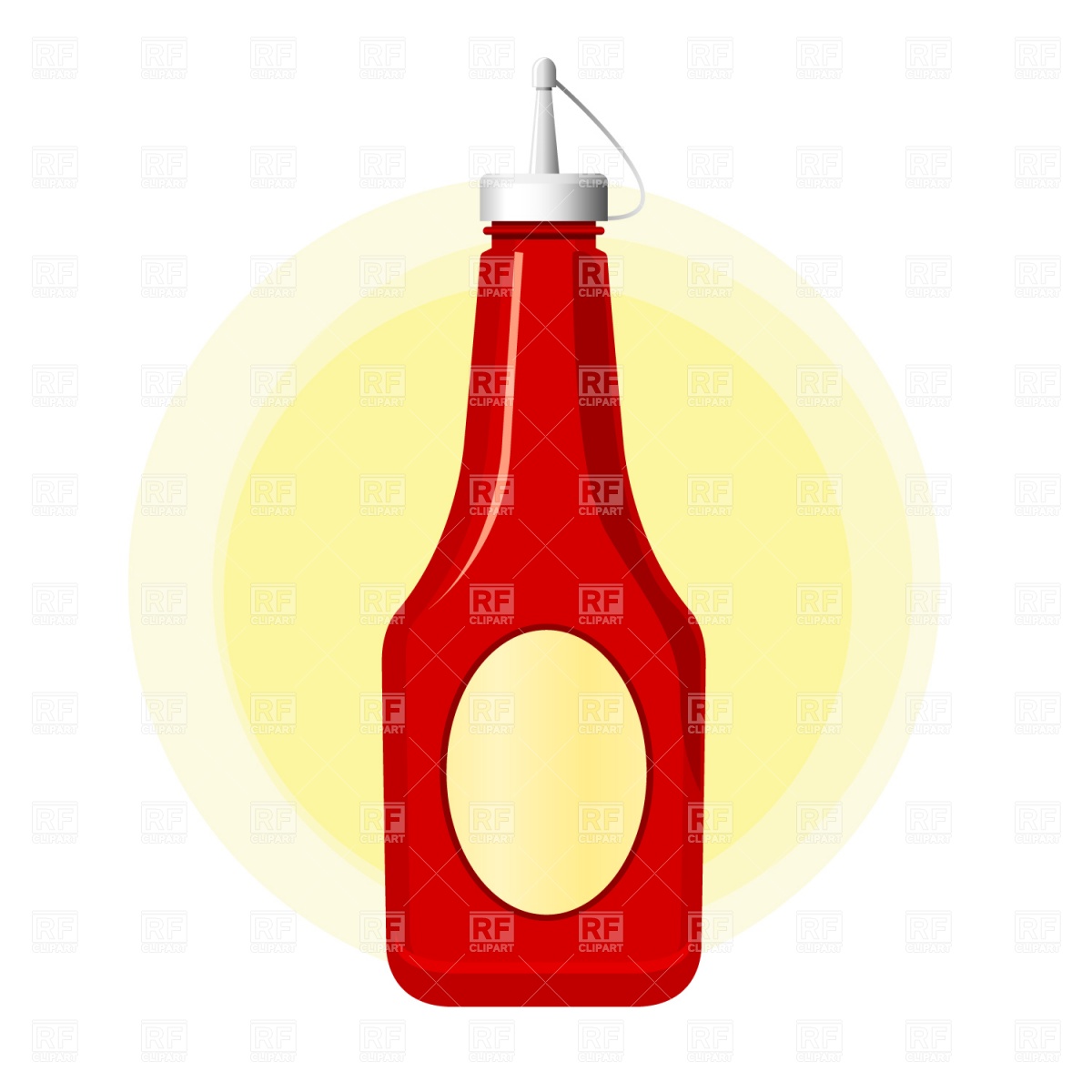 Ketchup bottle vector image of food and beverages prague 3 jpg