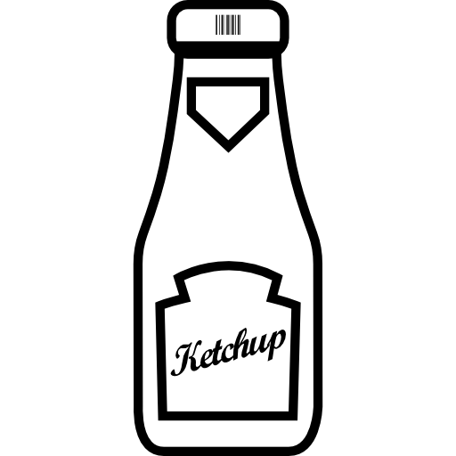 Ketchup bottle icons free download png