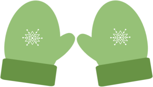 Winter mittens clip art free clipart images png