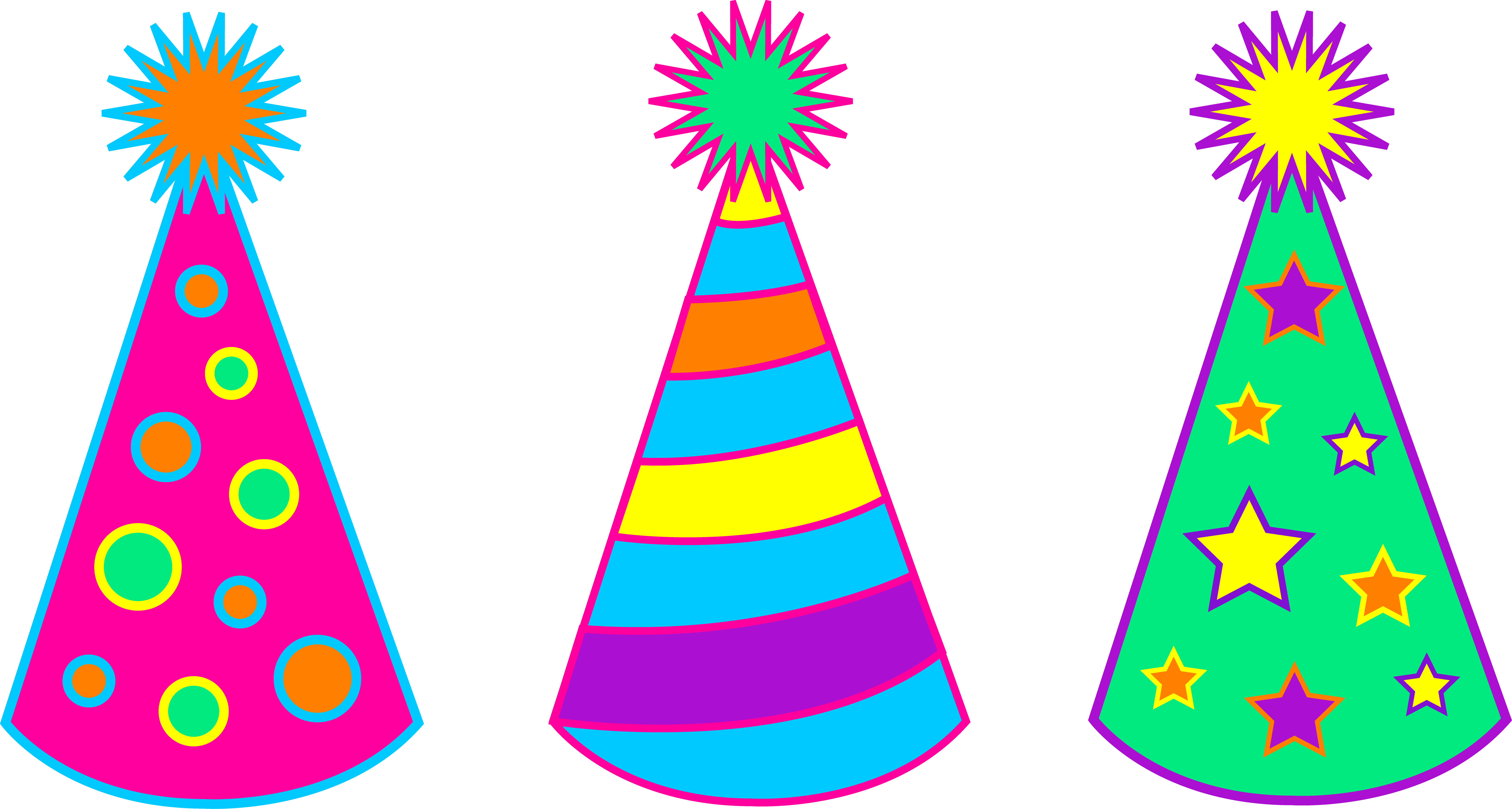 free-party-hat-clipart-pictures-clipartix