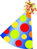 Birthday party hat clipart jpg - Clipartix