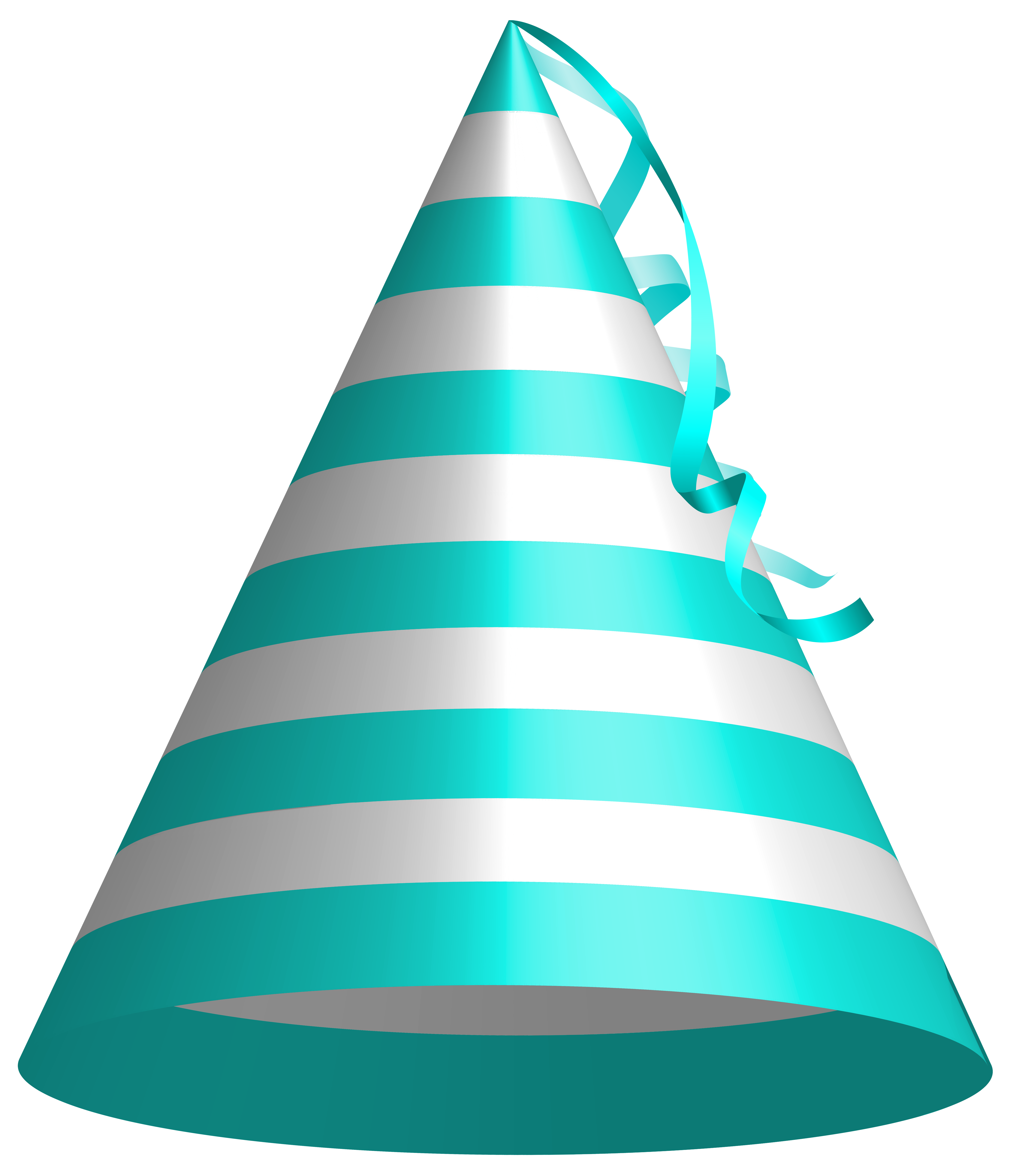 teal party hat