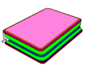 Pencil case stationery cartoon image and clipart for jpg - Clipartix