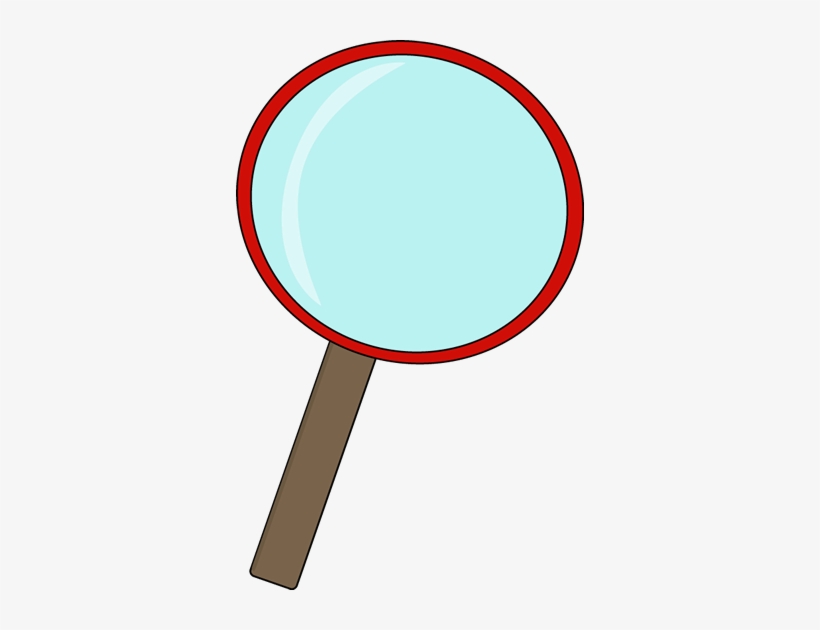 Red magnifying glass science clipart free transparent png