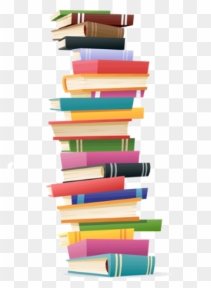 Free stack of textbooks tall books clipart in png