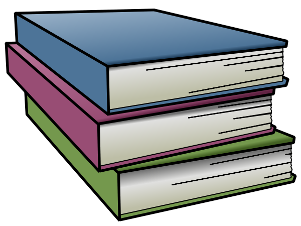 Stack of books clipart free png
