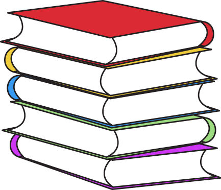 Book clipart stack of books 2 png