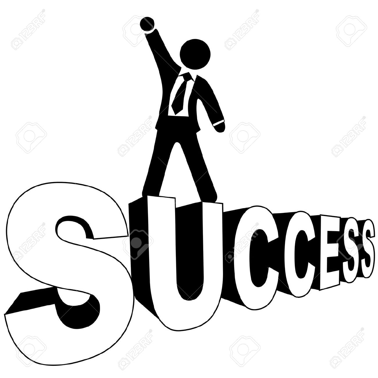 Successful man clipart jpg