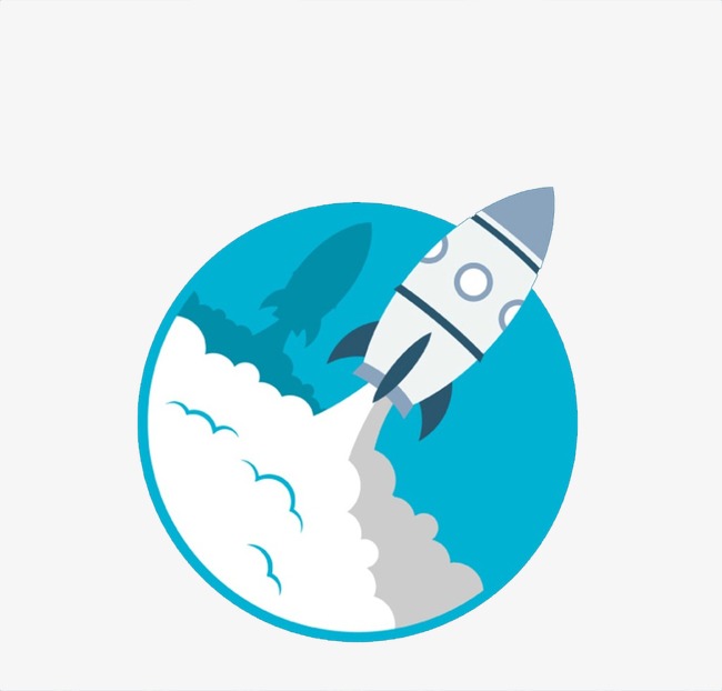 The successful launch of rocket clipart success jpg