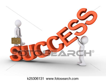 Clipart of walk the success path with help search clip jpg