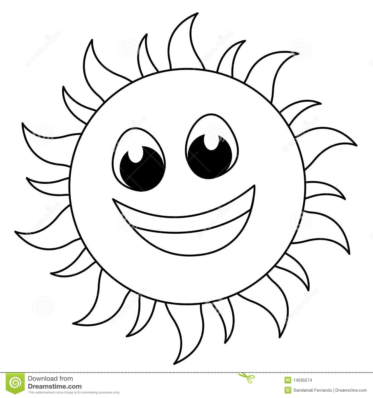 Cute Sunshine Black And White Clipart Collection Jpg Clipartix