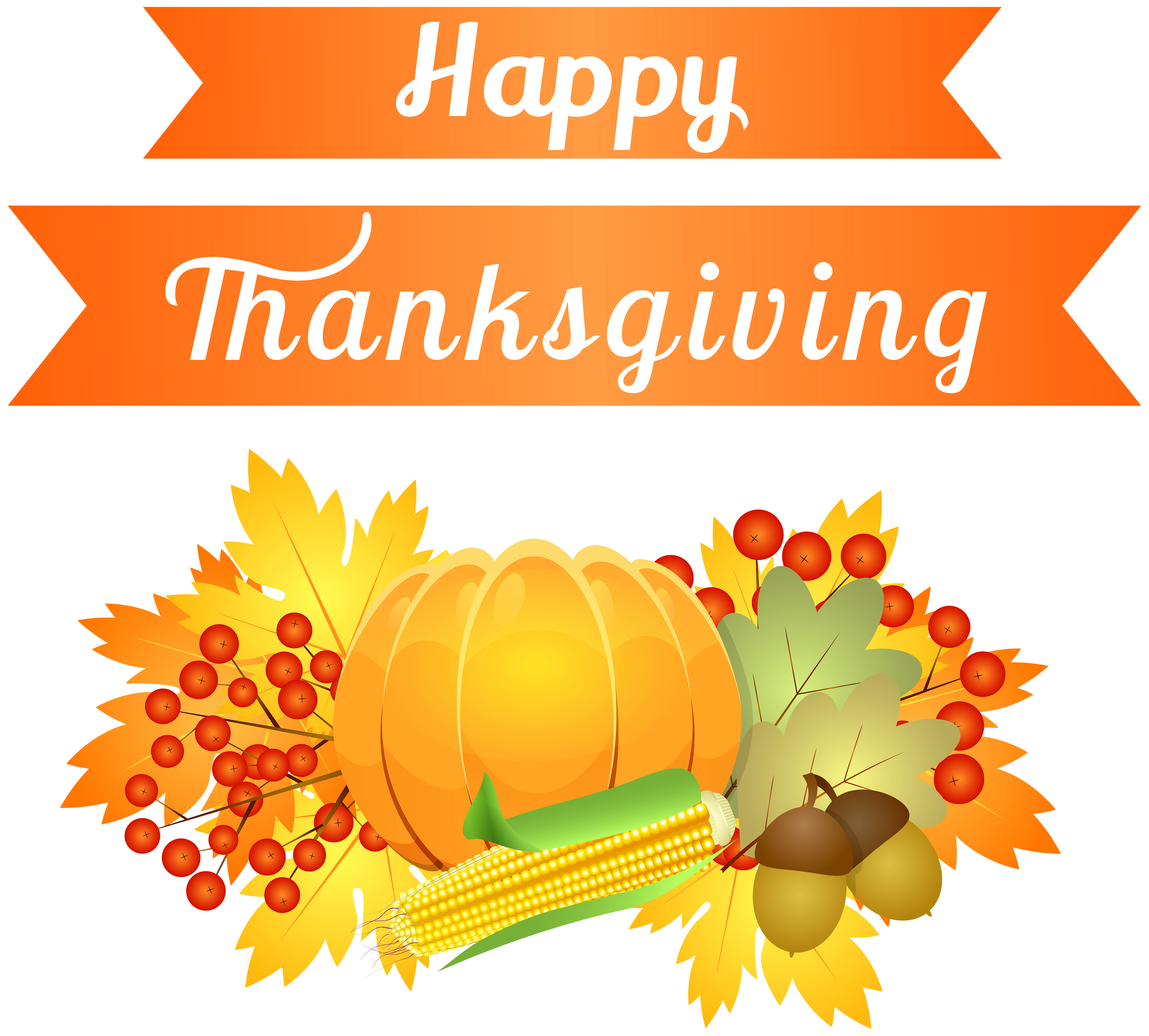 Happy thanksgiving decoration clipart image gallery png