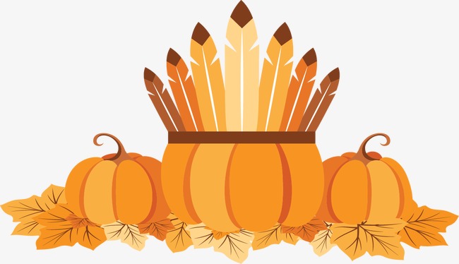 Thanksgiving pumpkin decorating element vector jpg