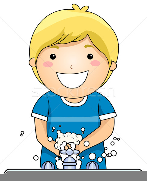 Boy washing hands clipart free images at vector clip png
