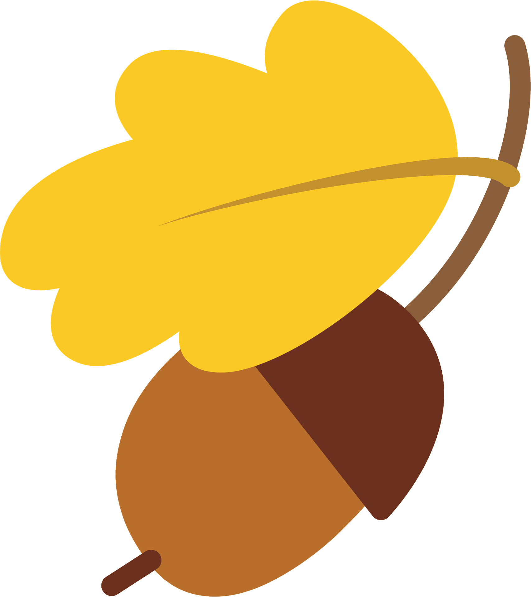 Acorn clipart logo autumn fall acorn