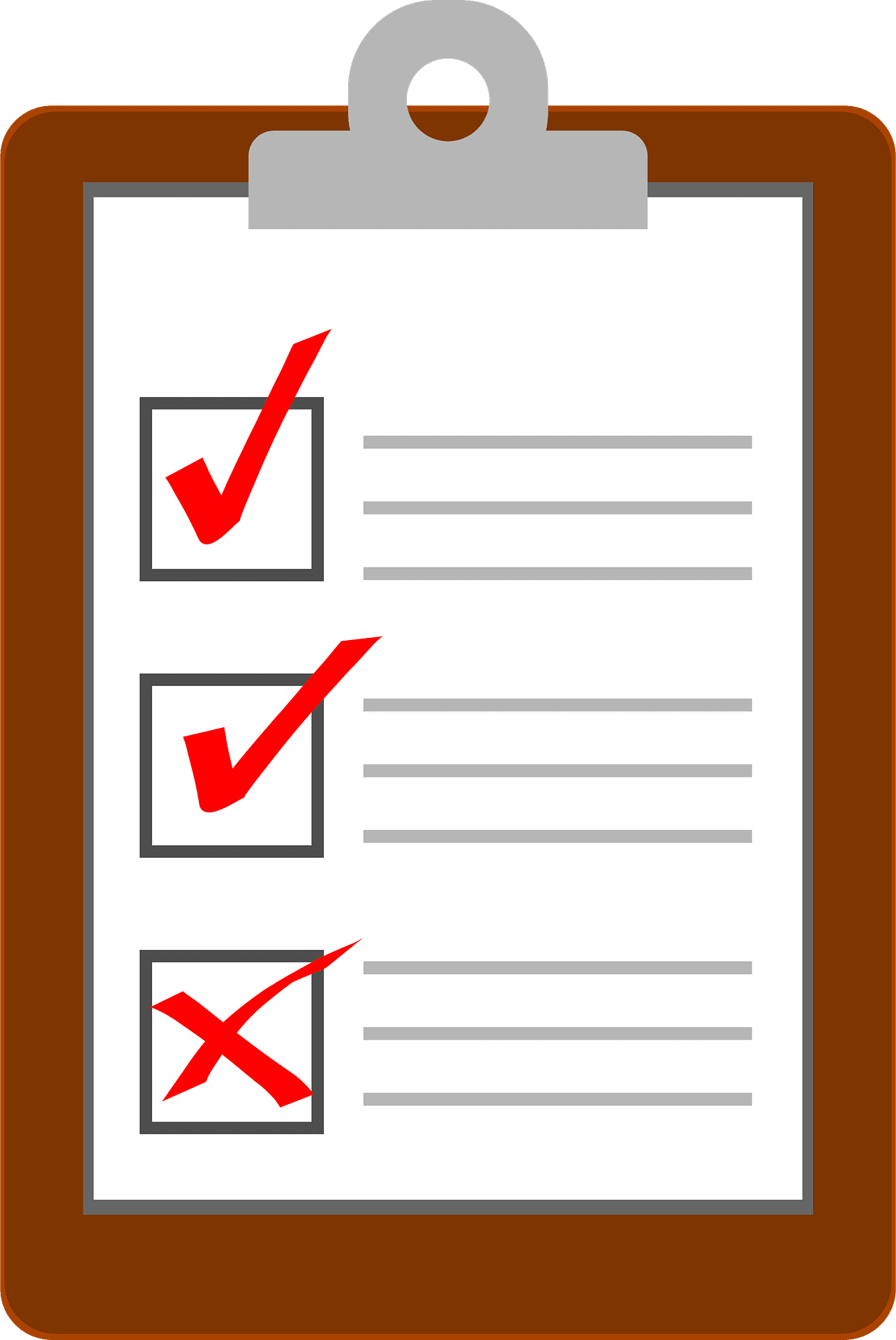 Agenda clipboard and checklist clipart clip art
