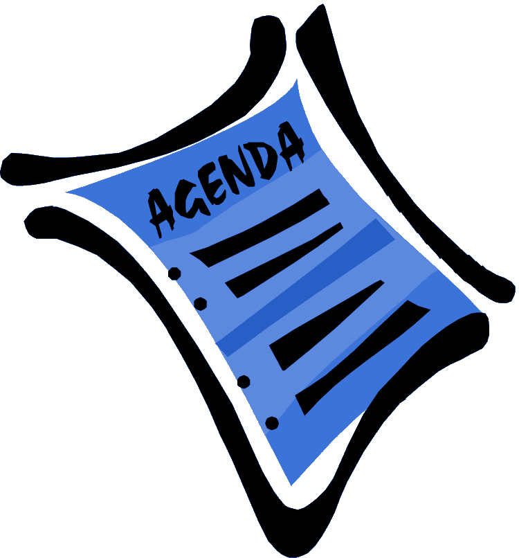 Agenda for monthly khg board meeting kentwood home guardians clipart clip art
