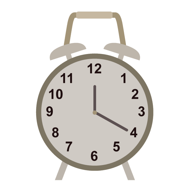 Alarm clock clipart material background