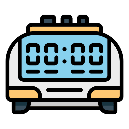 Alarm clock digital electronic devices hardware clipart vector