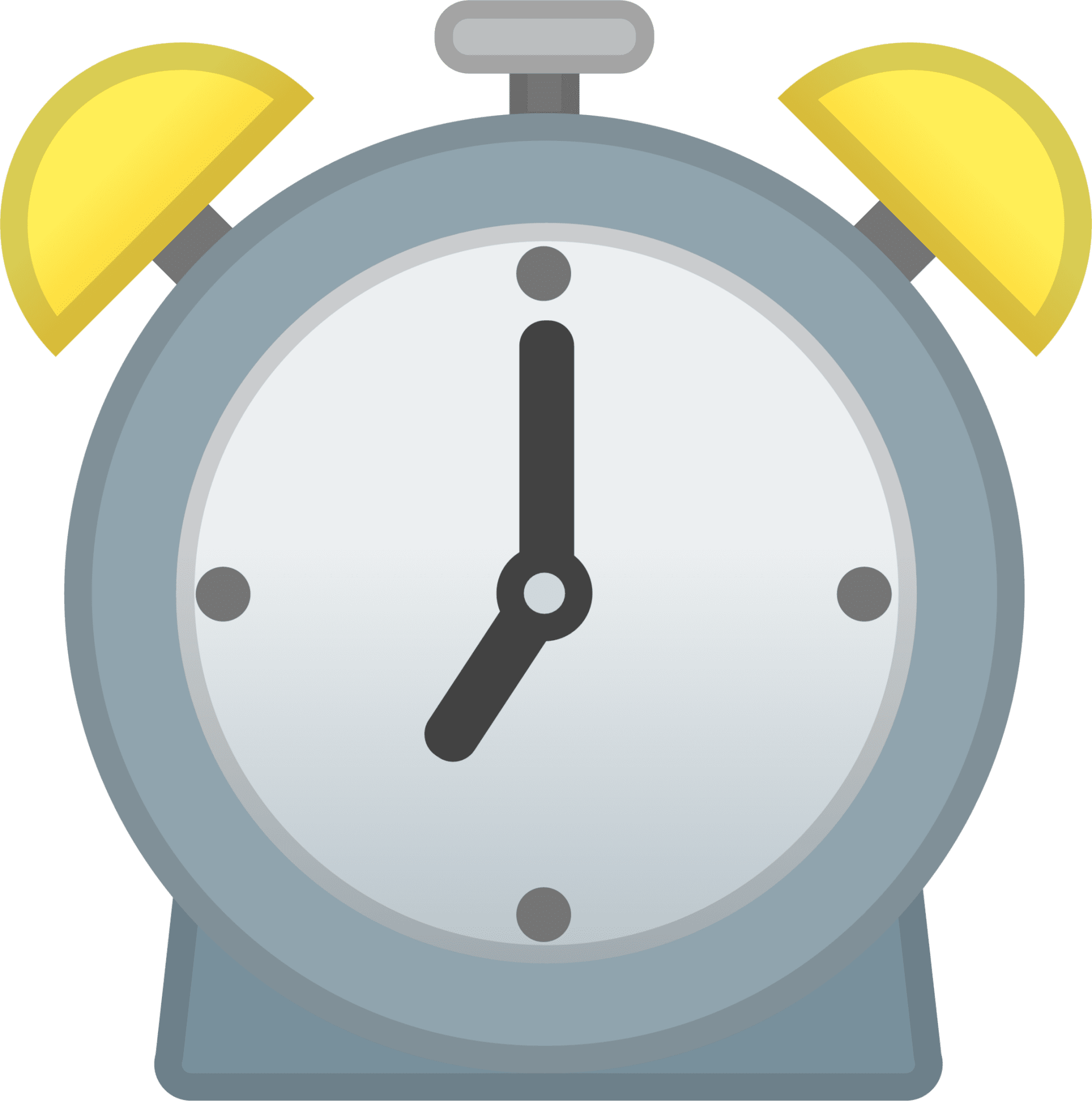 Alarm clock emoji for clipart photo