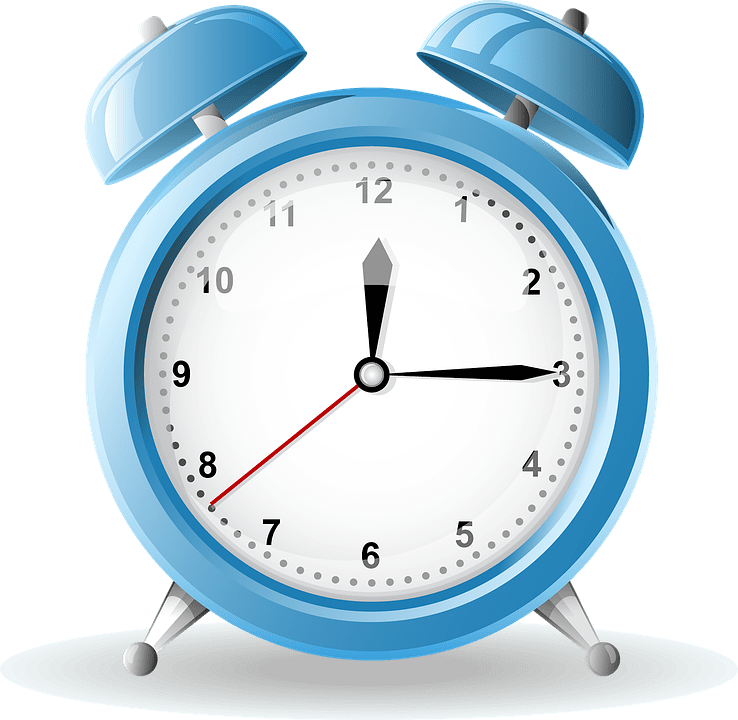 Alarm clock time mechanical clipart free