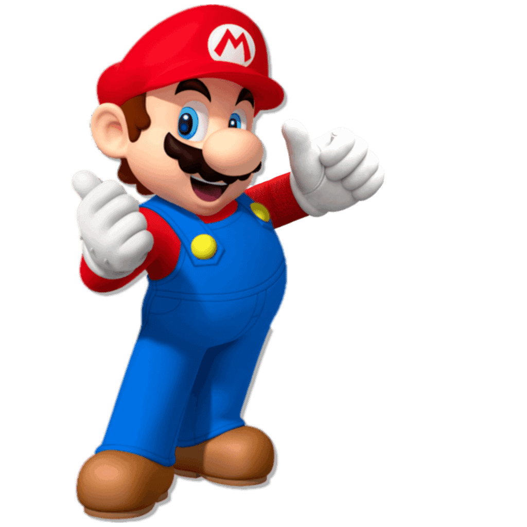 Apparently mario giving double thumbs up doesn exist clipart transparent