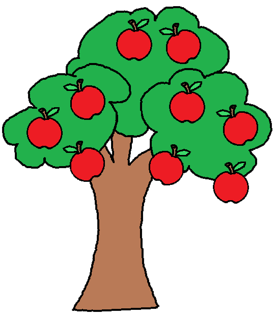 Apple tree branch clipart images